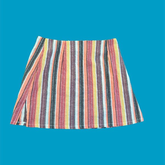 SHEIN Colorful Striped Skirt Size L - Picture 1 of 1